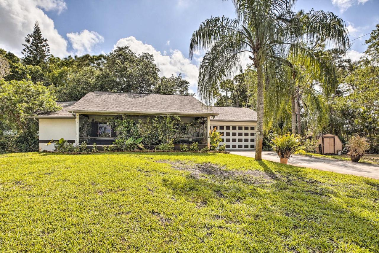 Updated Fort Myers Escape With Screened Lanai! Villa Exterior photo